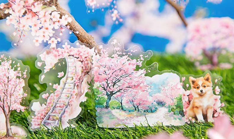 Kyoto in Spring PET Stickers - Limited Spring Edition