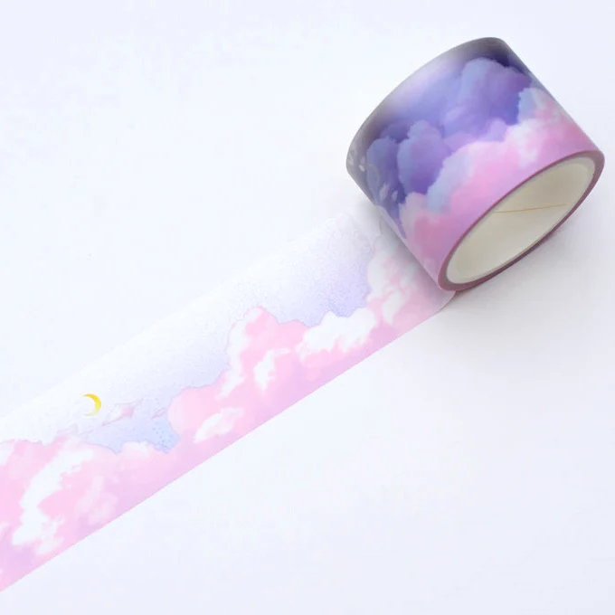 Mind Wave Clear Masking Tape - Limited Edition - Twilight Cloud