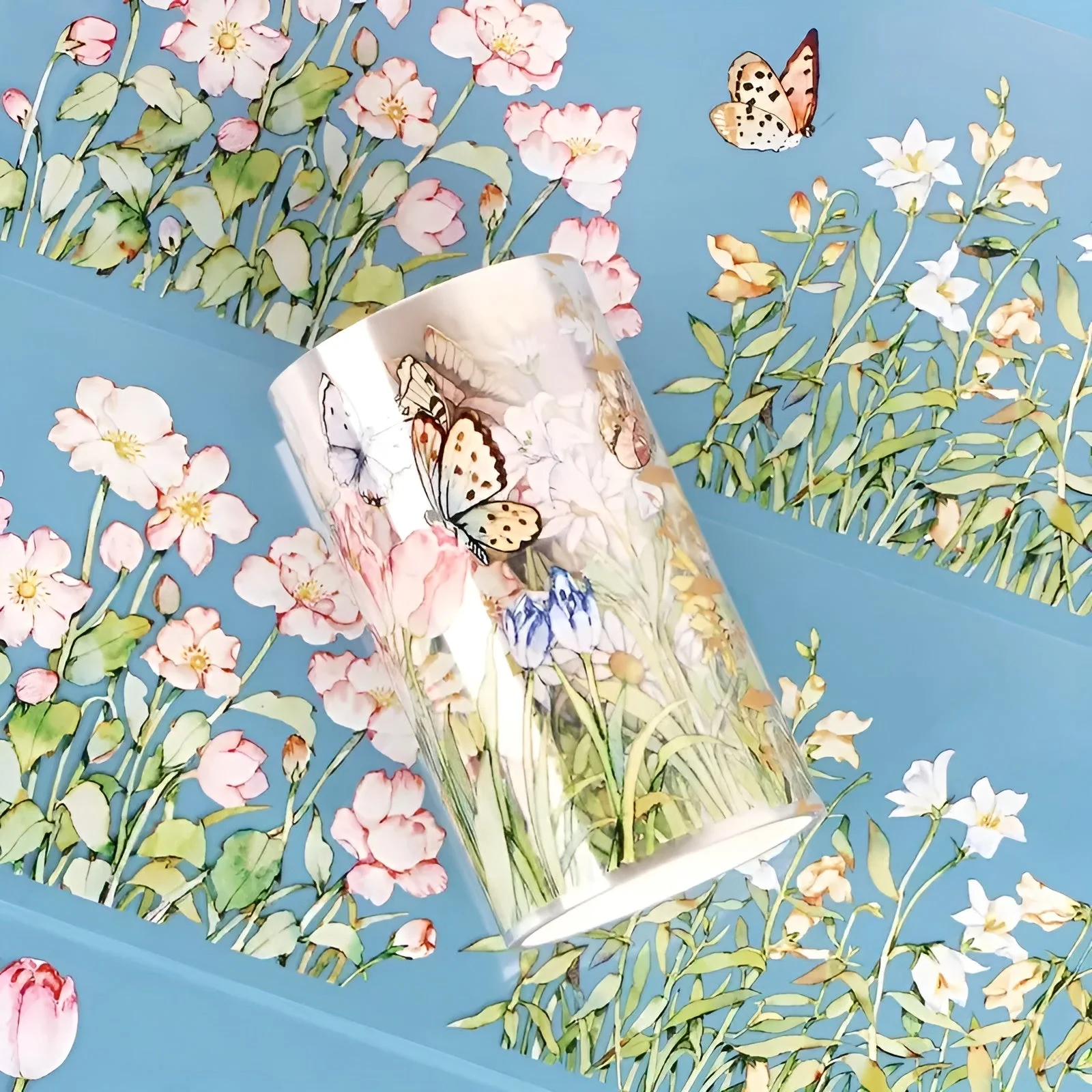 Flowering Shrubs Clear Masking Tape - Extra Wide