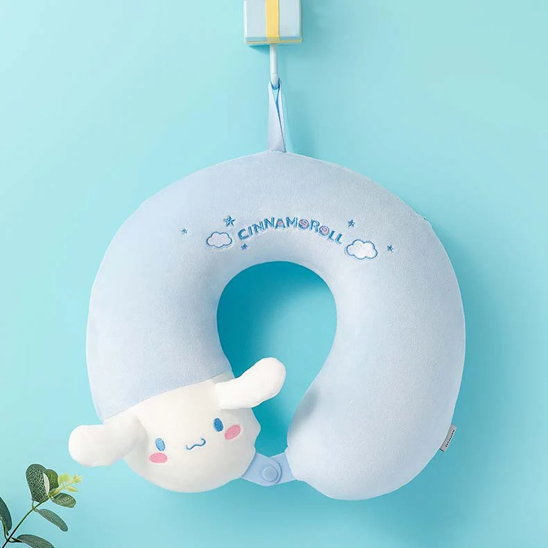 Sanrio Cinnamoroll Memory Foam U-Shaped Travel Pillow
