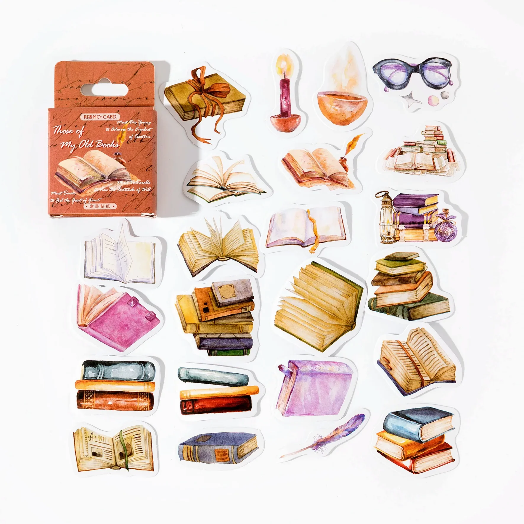 For The Love Of Reading Paper Stickers