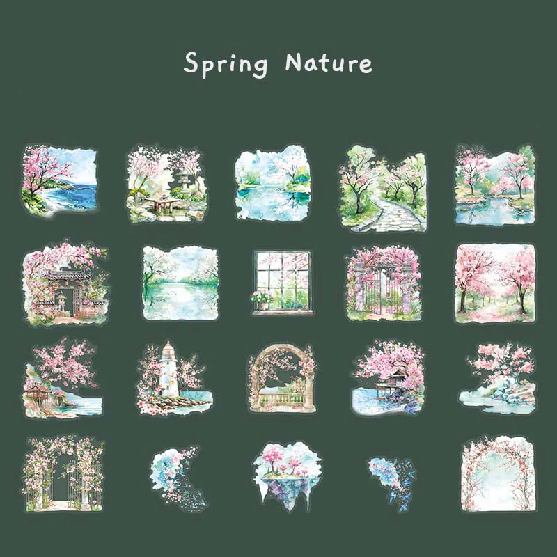 Kyoto in Spring PET Stickers - Limited Spring Edition