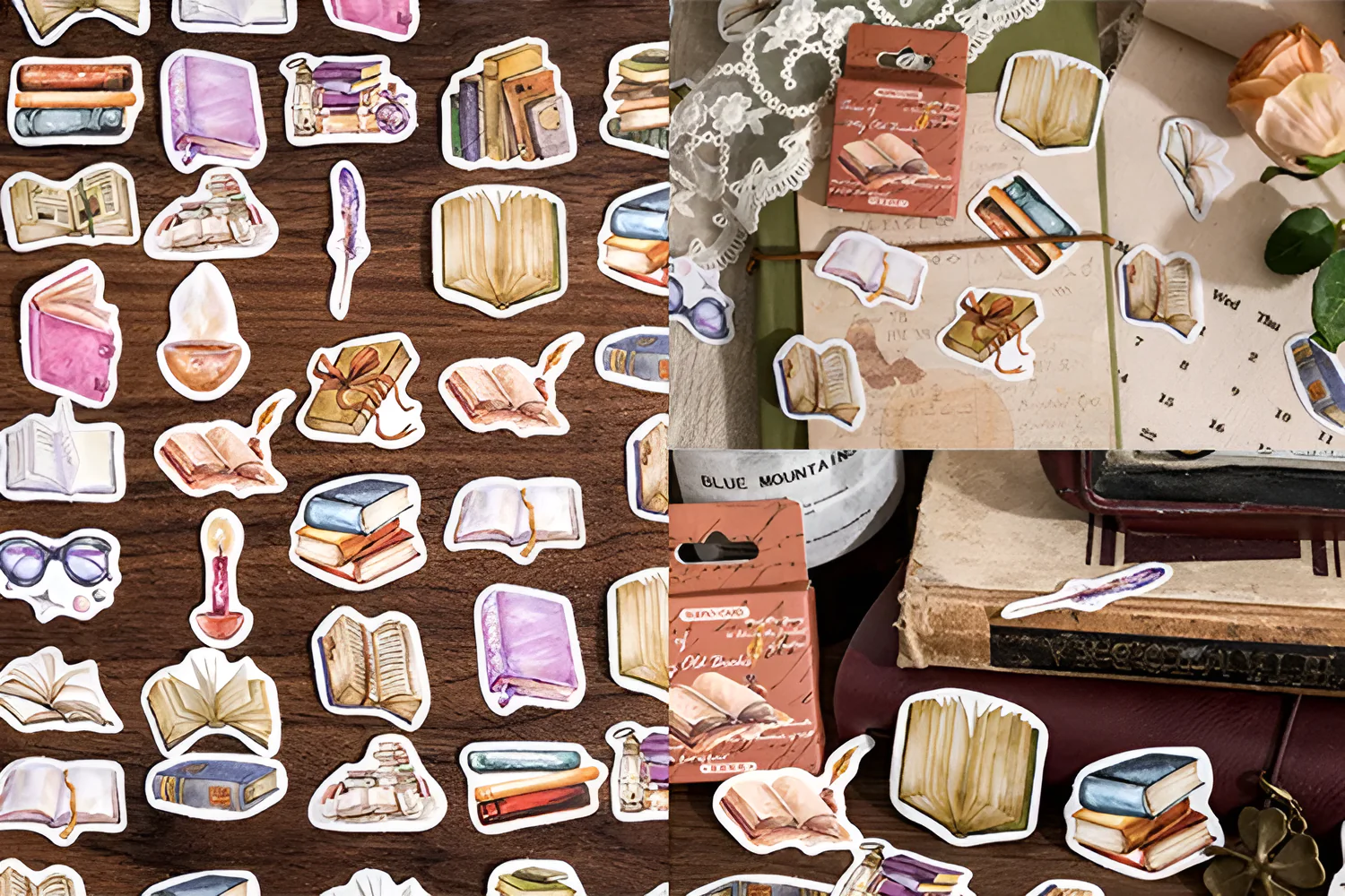 For The Love Of Reading Paper Stickers