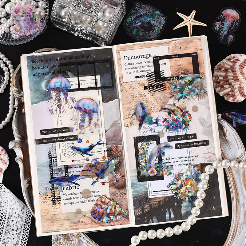 Shimmering Sea Wonders Stickers - Limited Summer Edition