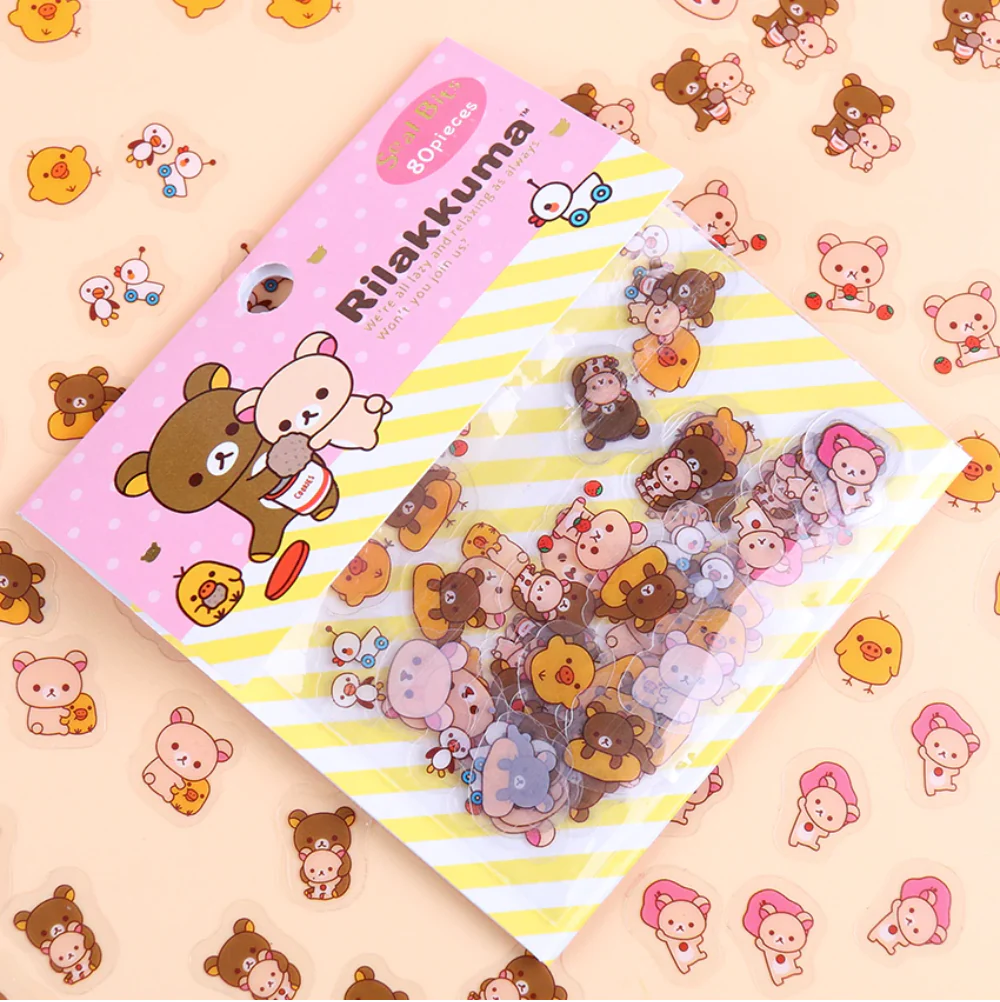 Rilakkuma & Friends Decorative Stickers (2 Types)