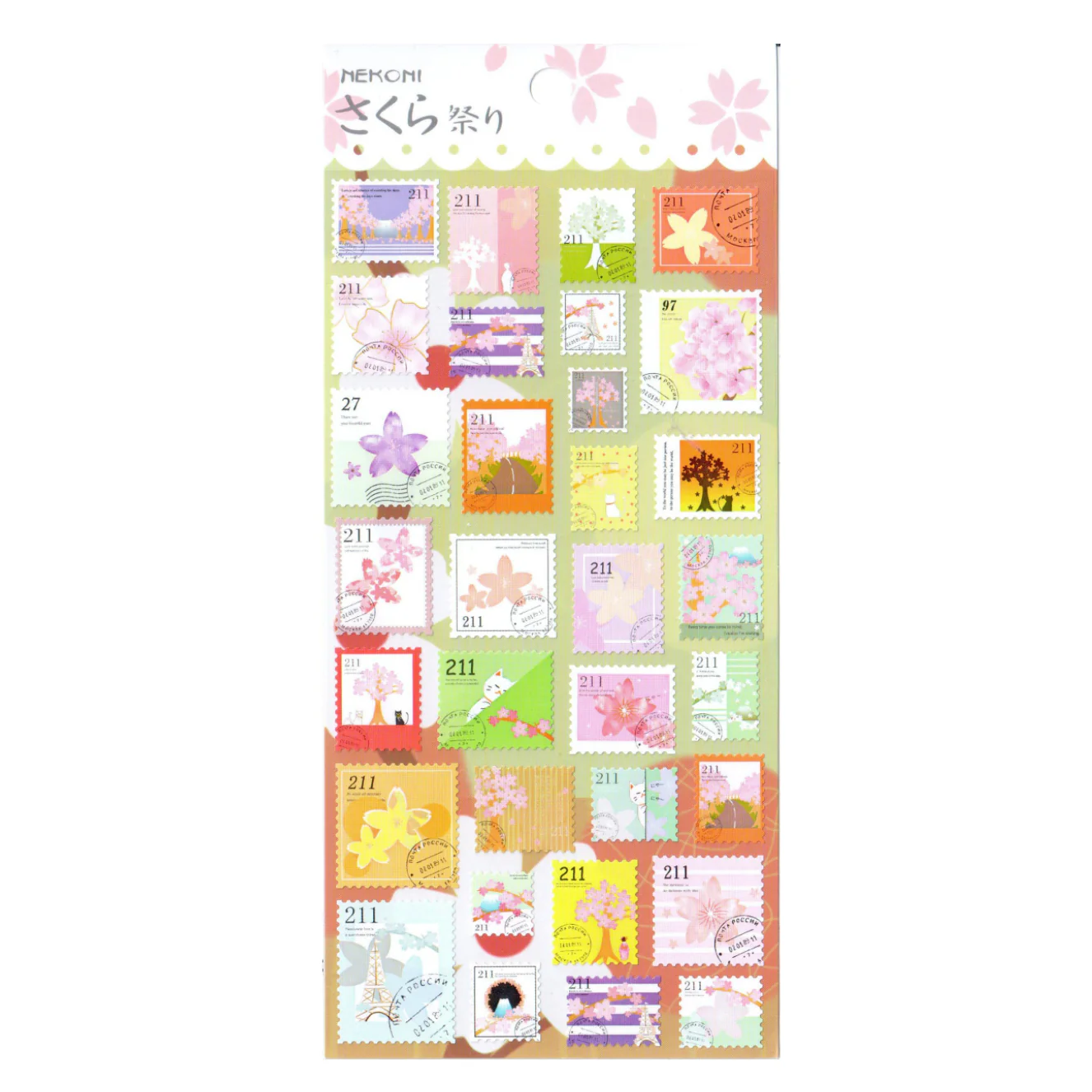 Nekoni Spring Blossom Stickers