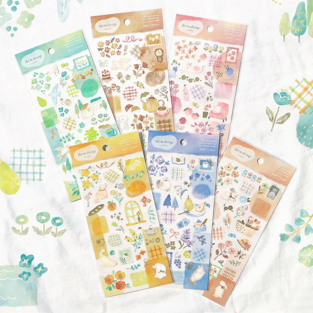 Mind Wave Dew Drop Stickers