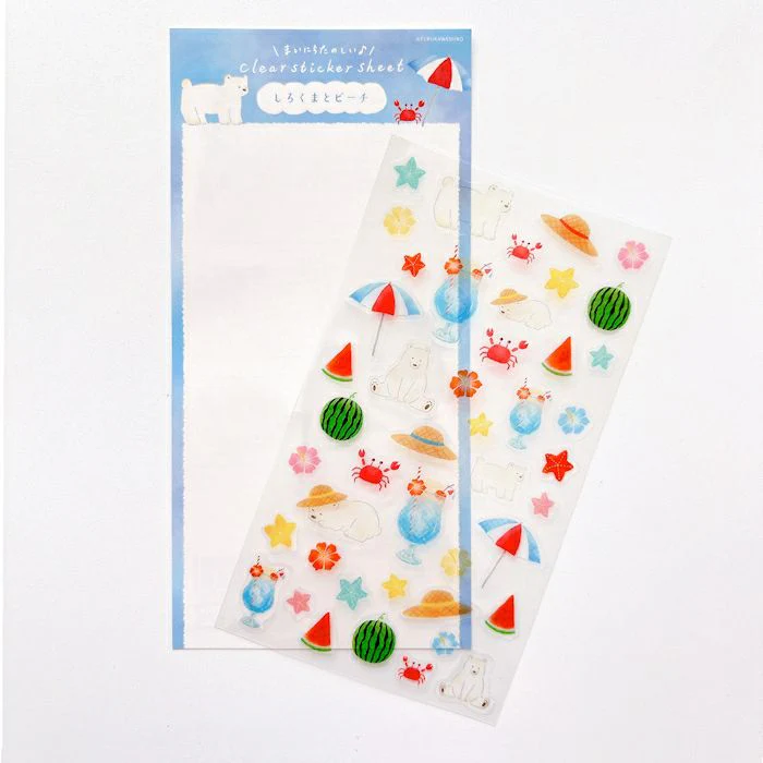 Furukawashiko Stickers - Limited Summer Edition - Lemonade Polar Bear