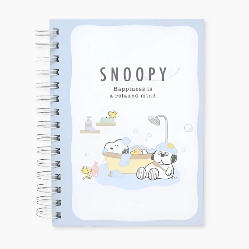 Peanuts Snoopy Notebook - Happiness in a Bubble Bath
