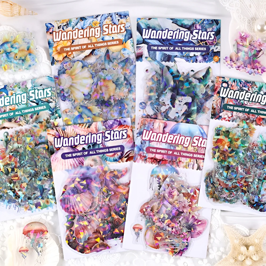 Shimmering Sea Wonders Stickers - Limited Summer Edition