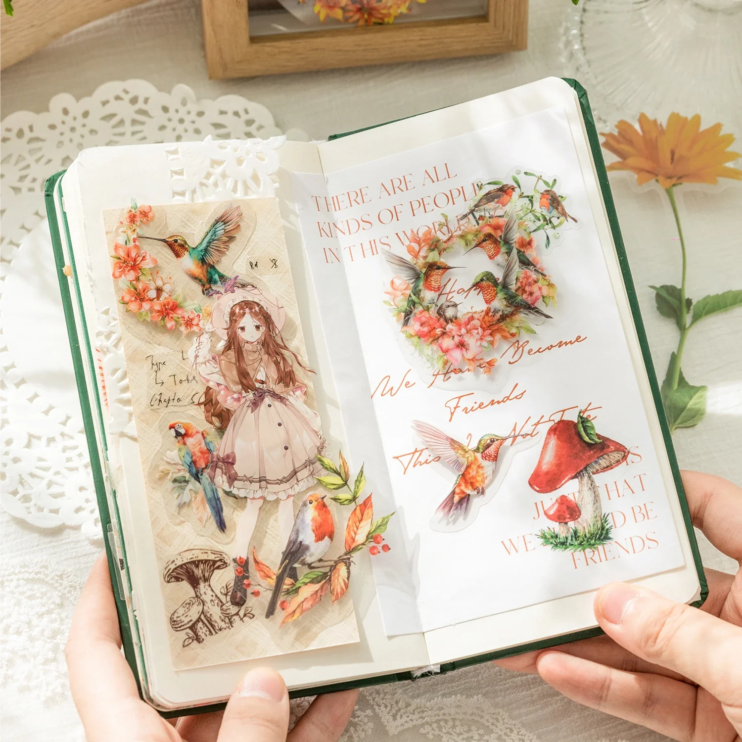 Winged Whispers Sticker Set