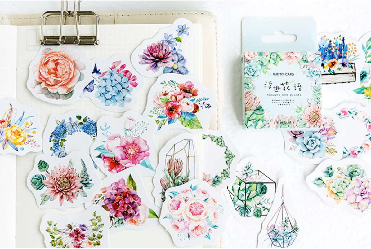 Summer Garden Paper Stickers