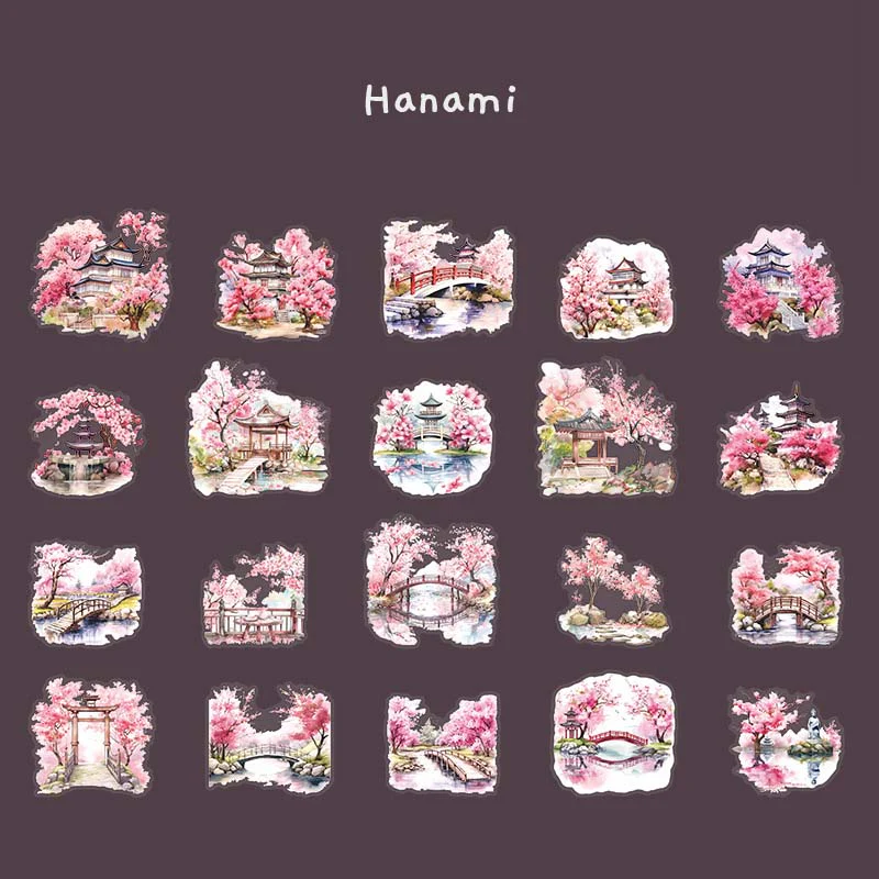 Kyoto in Spring PET Stickers - Limited Spring Edition