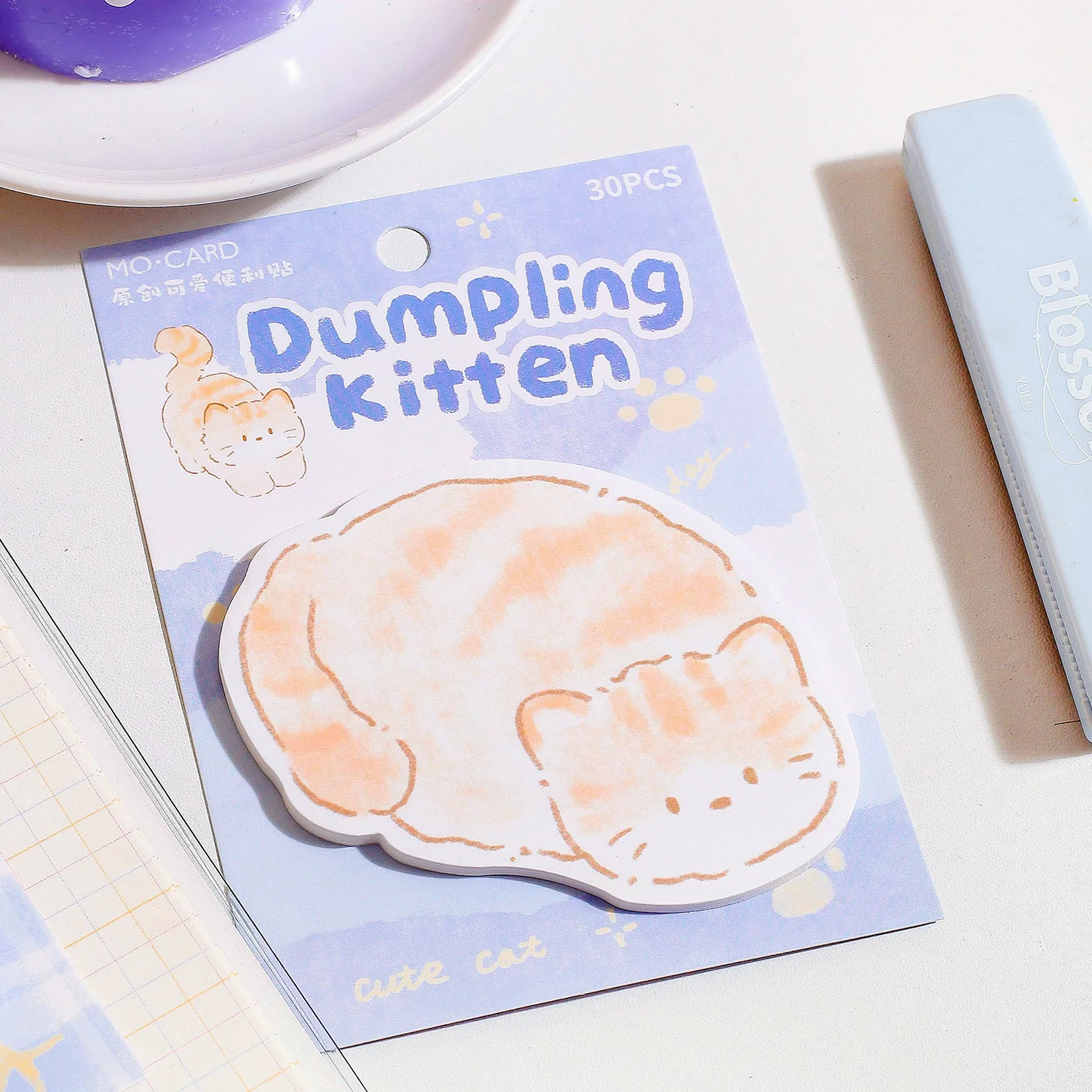 Snuggle Kitten Sticky Notes