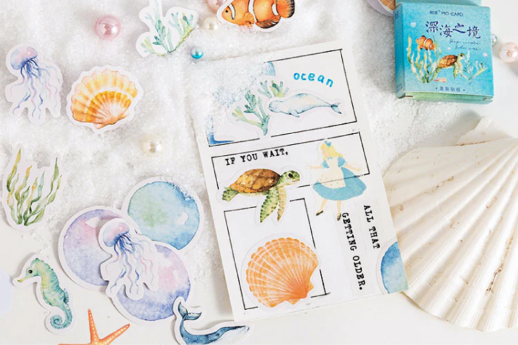 Ocean Wonders Paper Stickers
