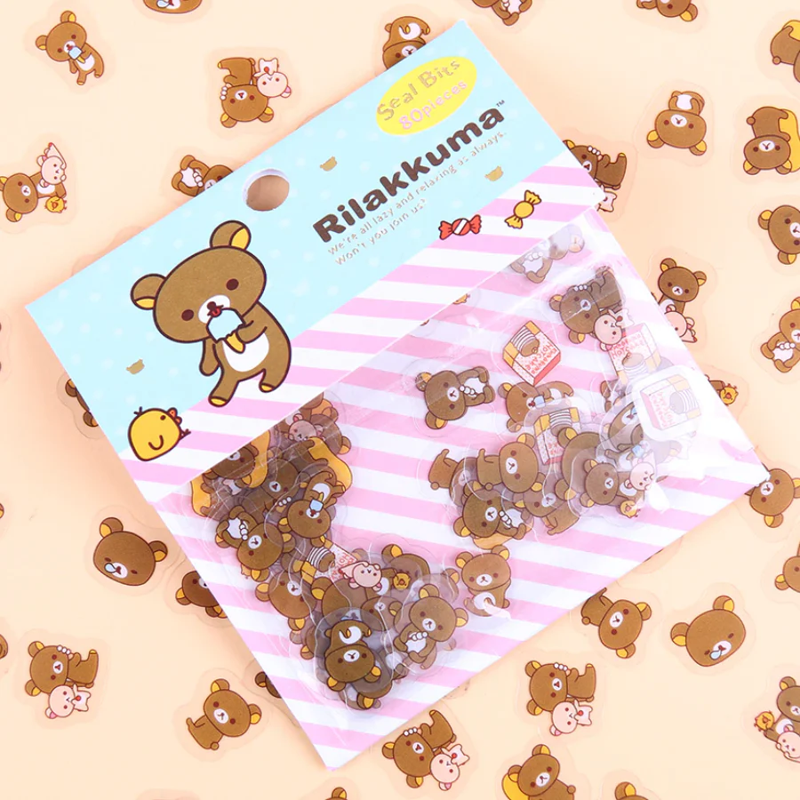 Rilakkuma & Friends Decorative Stickers (2 Types)
