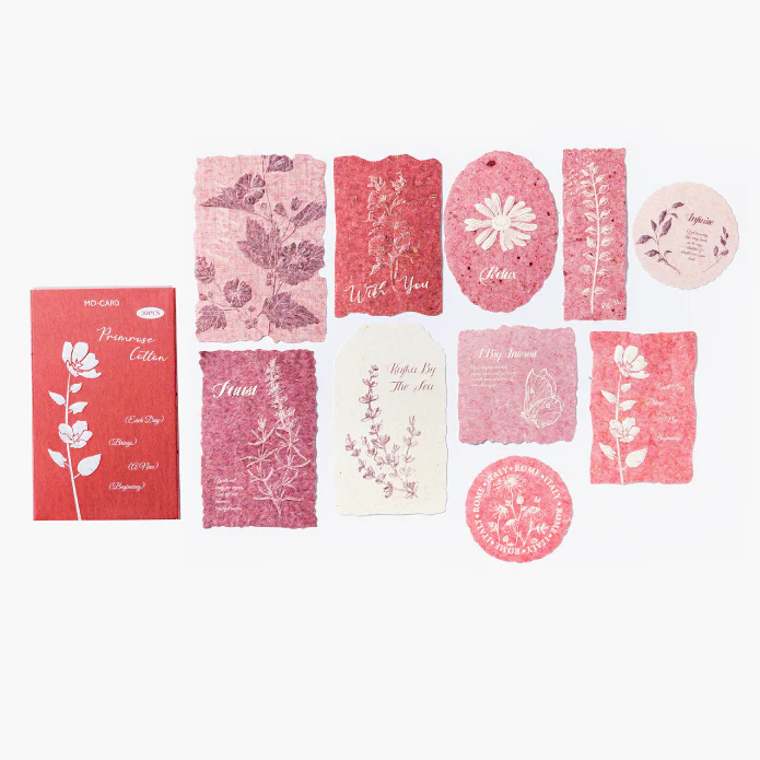 Pressed Flowers Embossed Paper - Boxed Set