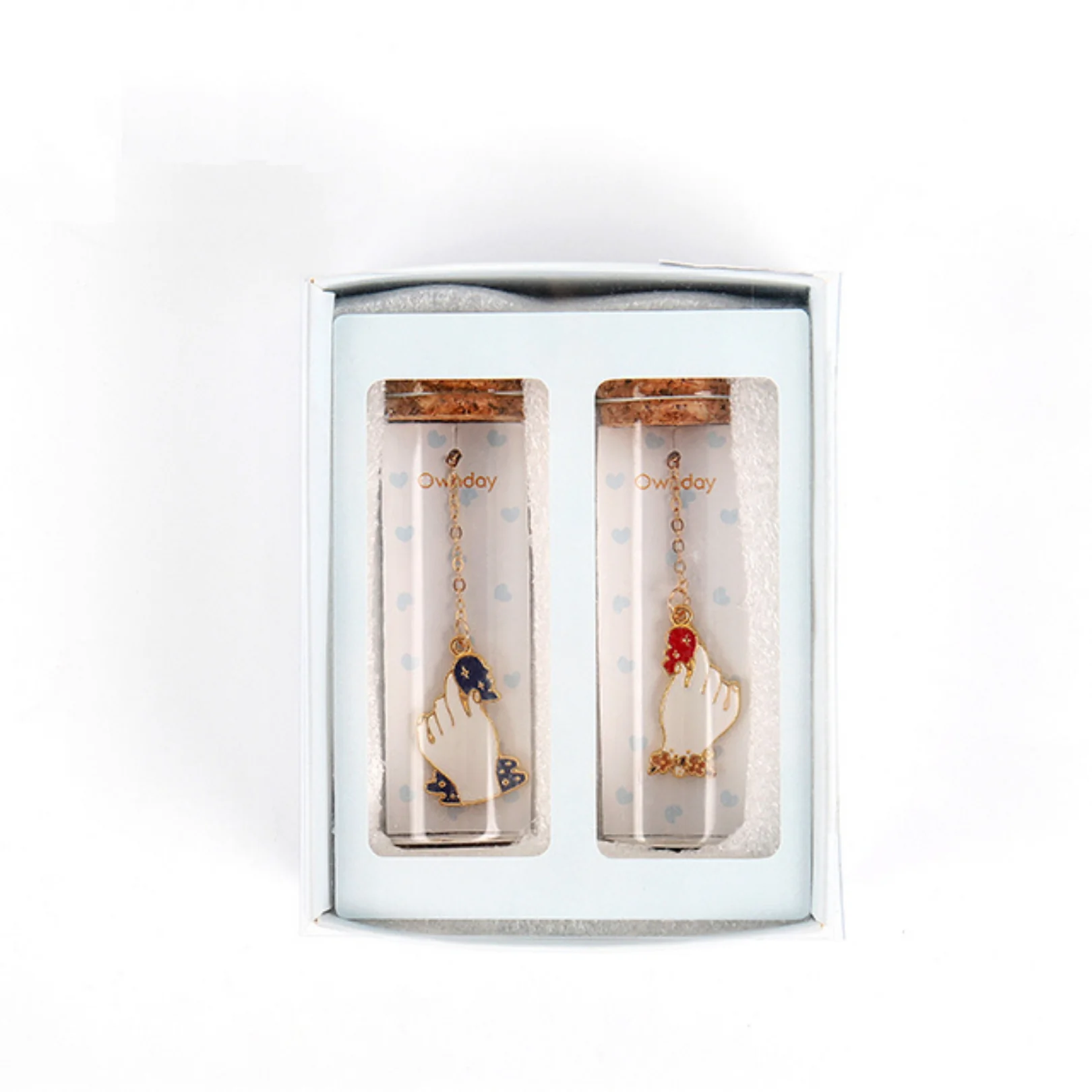 Piece Of My Heart Pendant Bookmark - Set of 2