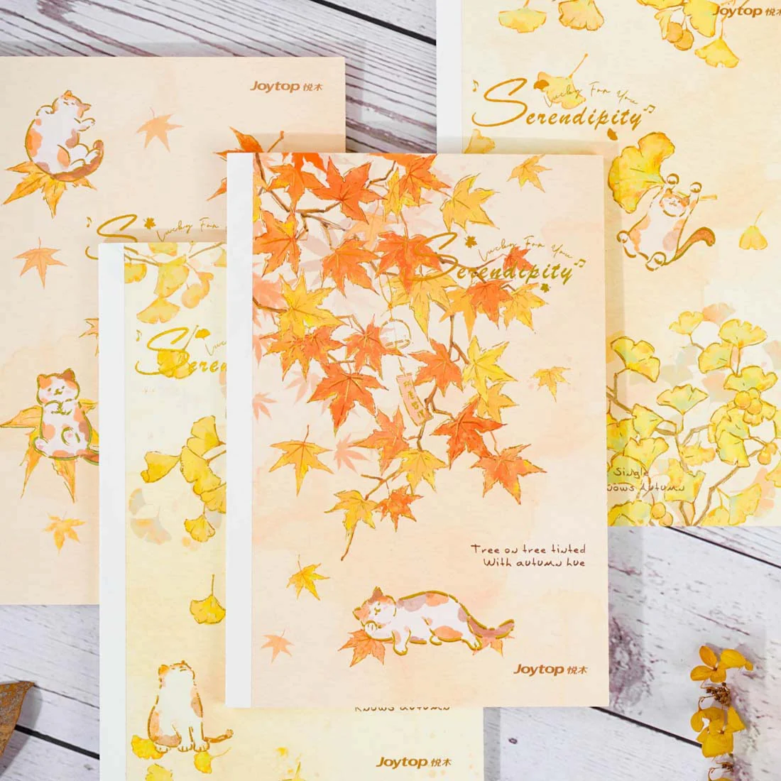 Serendipity Purrfect Fall A5 Notebook