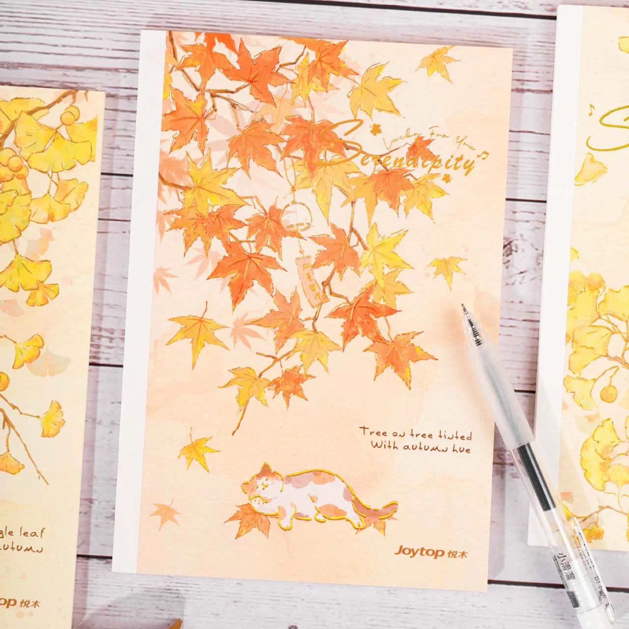Serendipity Purrfect Fall A5 Notebook