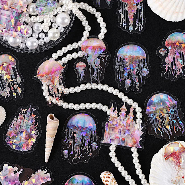 Shimmering Sea Wonders Stickers - Limited Summer Edition