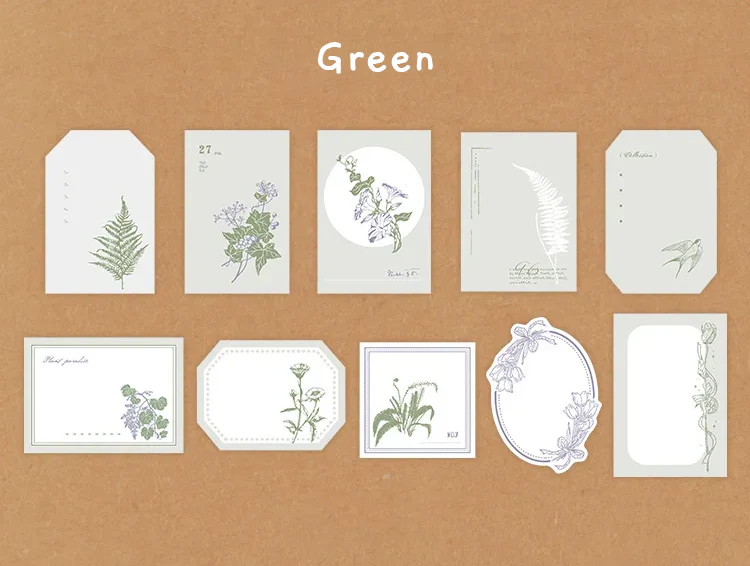 Embossed Scrapbooking Note Paper Set