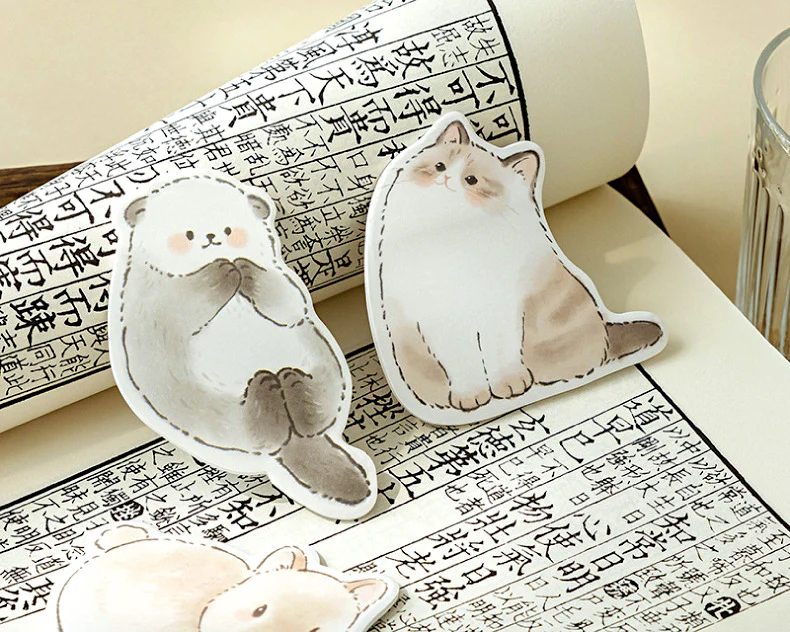 Joyful Animal Pals Sticky Notes