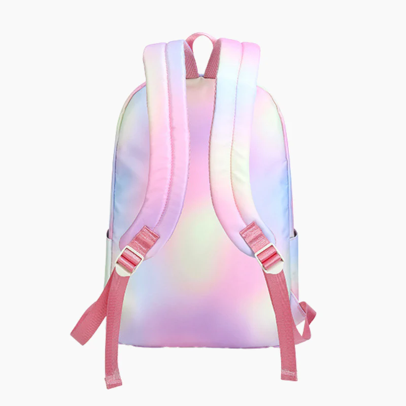 Rainbow Clouds Nylon Backpack