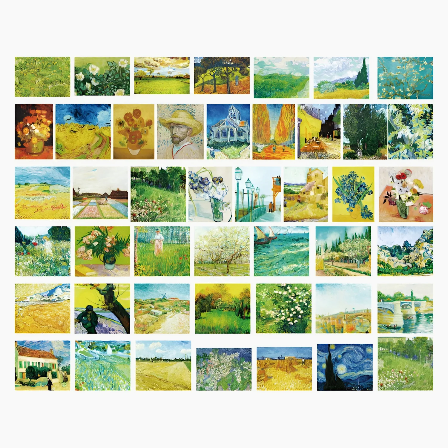Van Gogh's Masterpiece Moments Stickers