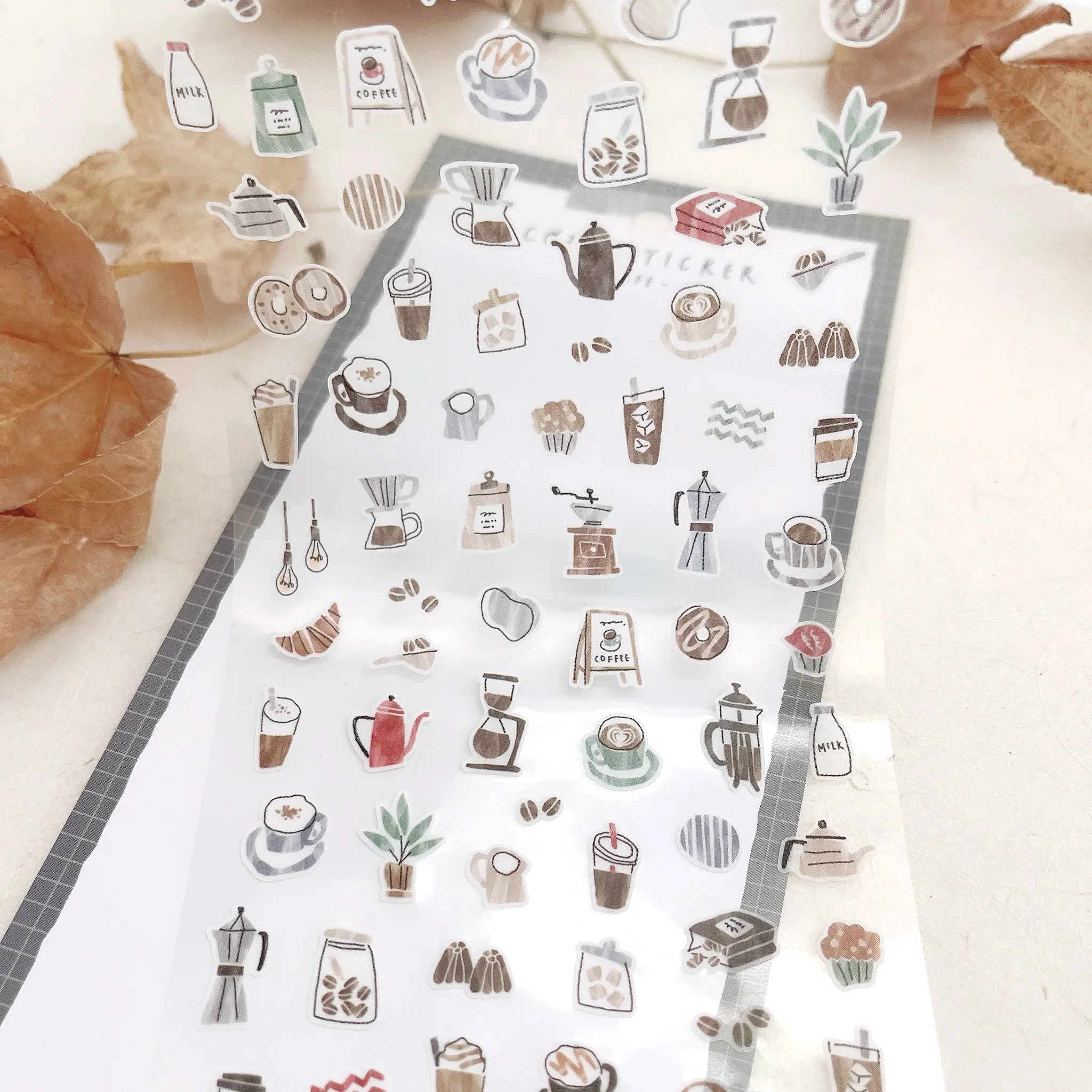 Mind Wave Cozy Stickers - Cafe