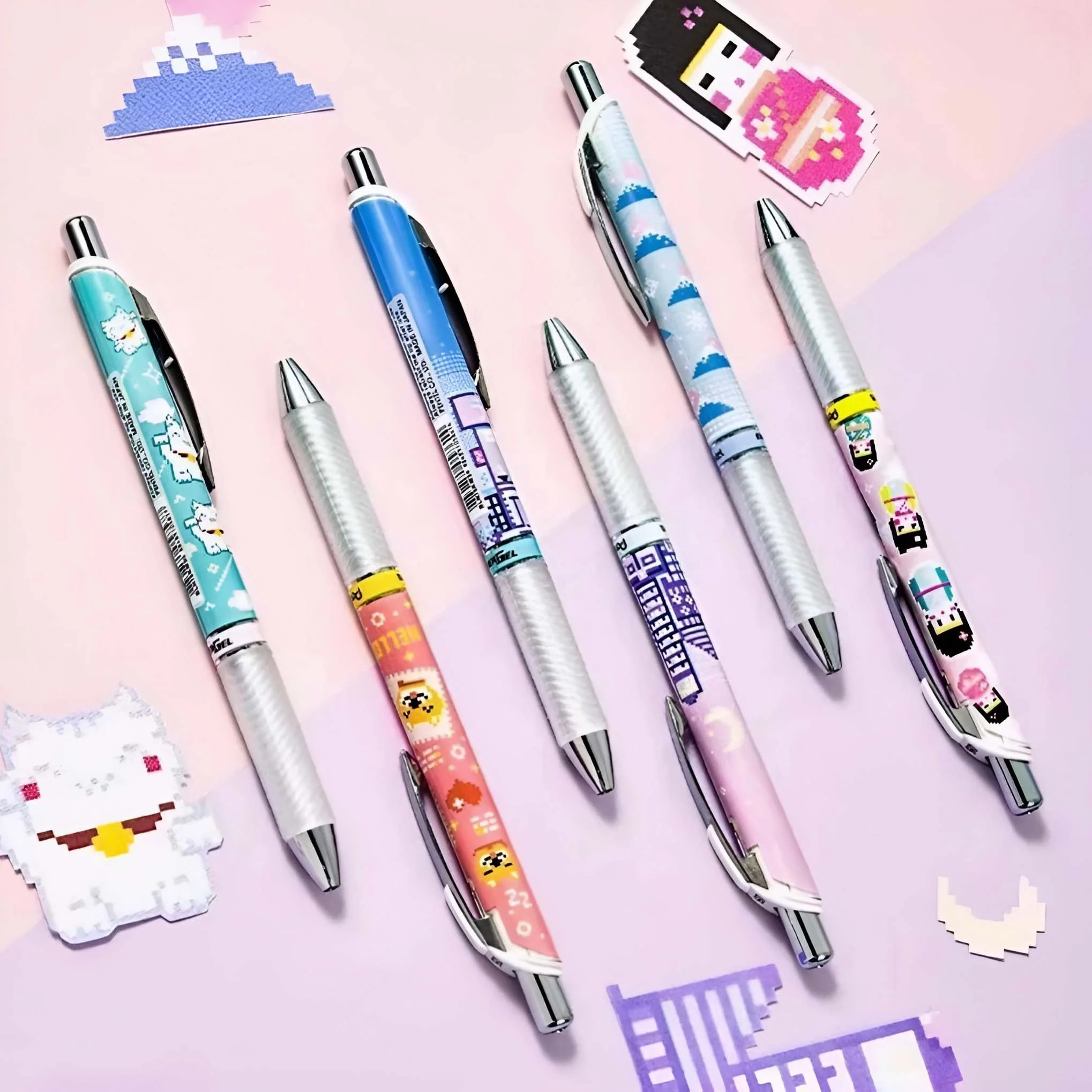 Pentel Energel Gel Pen - Japan Pixel Art
