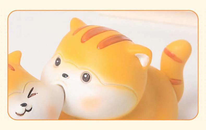 Playful Mini Tiger Figures - Set of 2