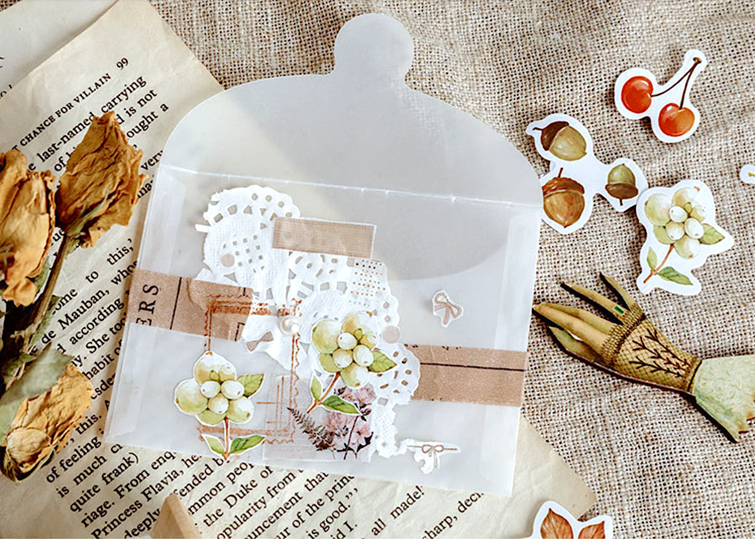 Forest Plants Paper Stickers