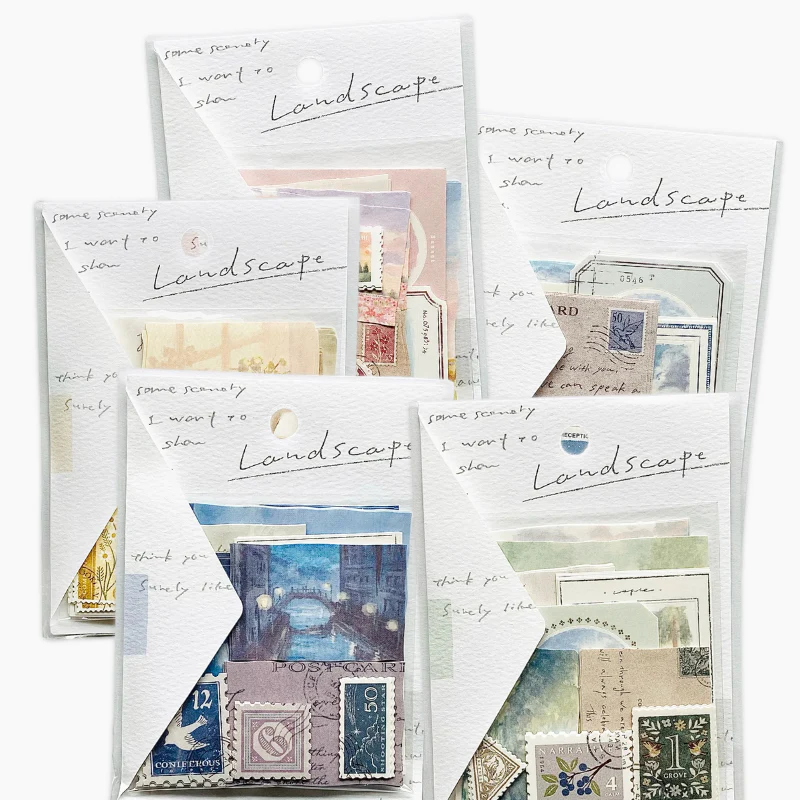 Mind Wave Landscape Stickers