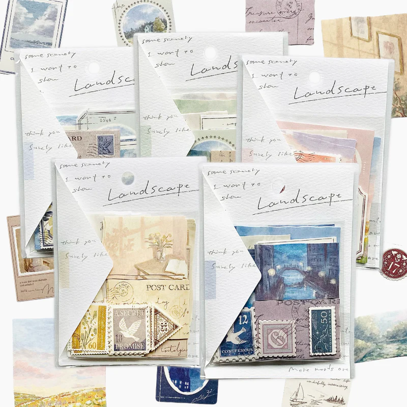 Mind Wave Landscape Stickers