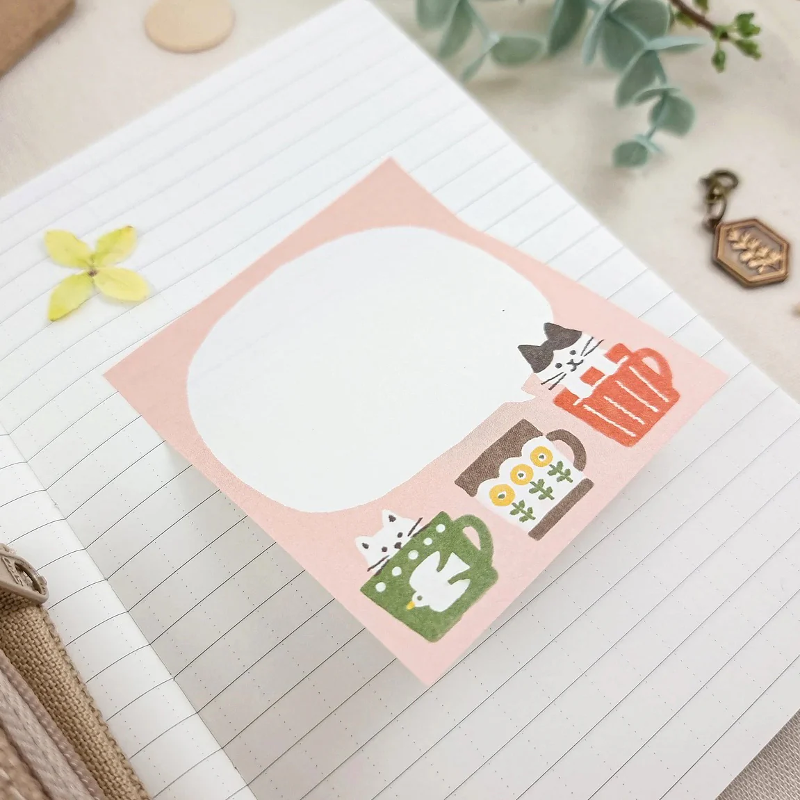Furukawashiko Sticky Notes - Cats In Mugs