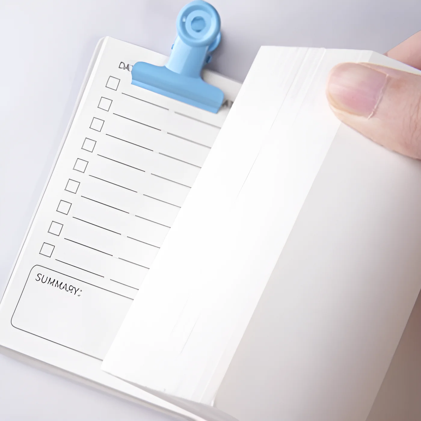 Plan For Today Square Pocket Planner + Pen