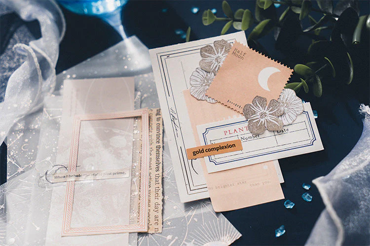 Midnight Moonlight Scrapbooking Paper Set
