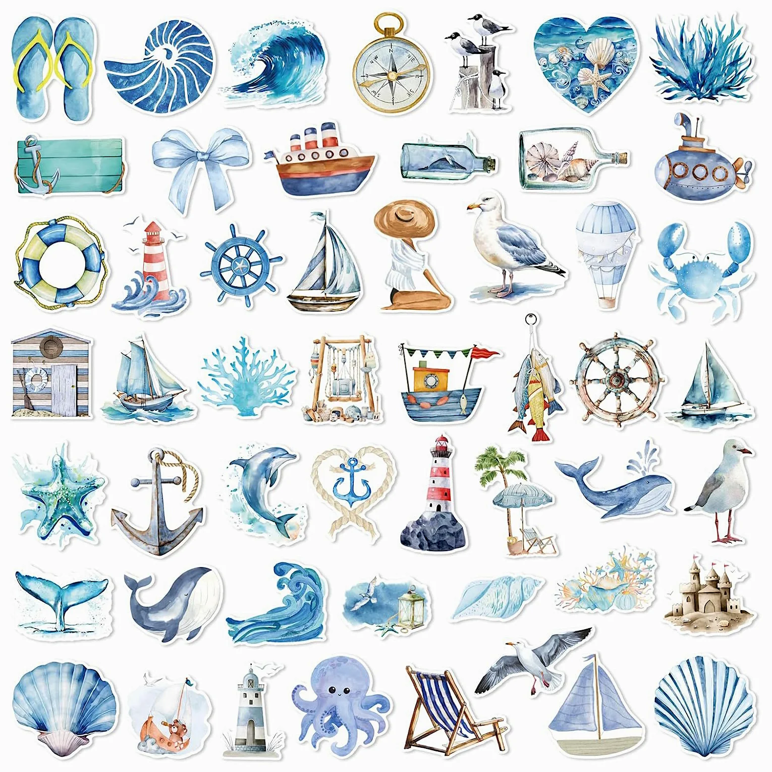 Sea Explorer's Paper Stickers - Limited Summer Edition