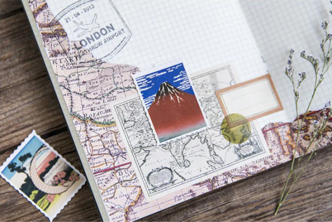 Ukiyo-e Paper Stickers