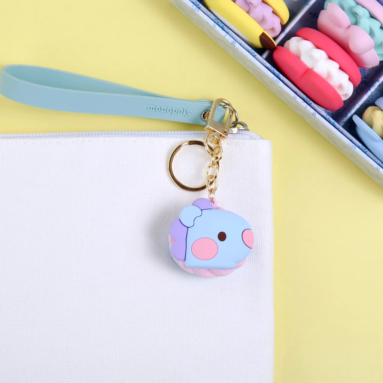 BT21 Mini Macaron Keychain