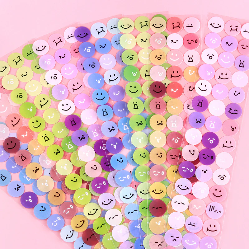 Smiley Dot Stickers