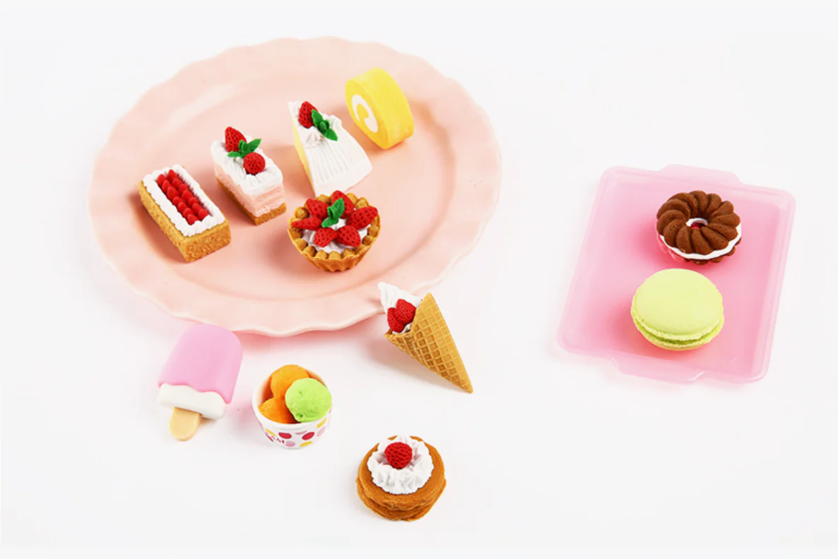 Iwako Eraser Set - French Pastry