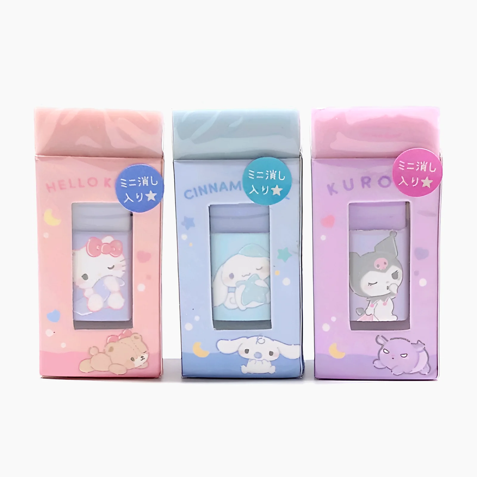 Sanrio Surprise Eraser Duo - Mini + Regular Eraser