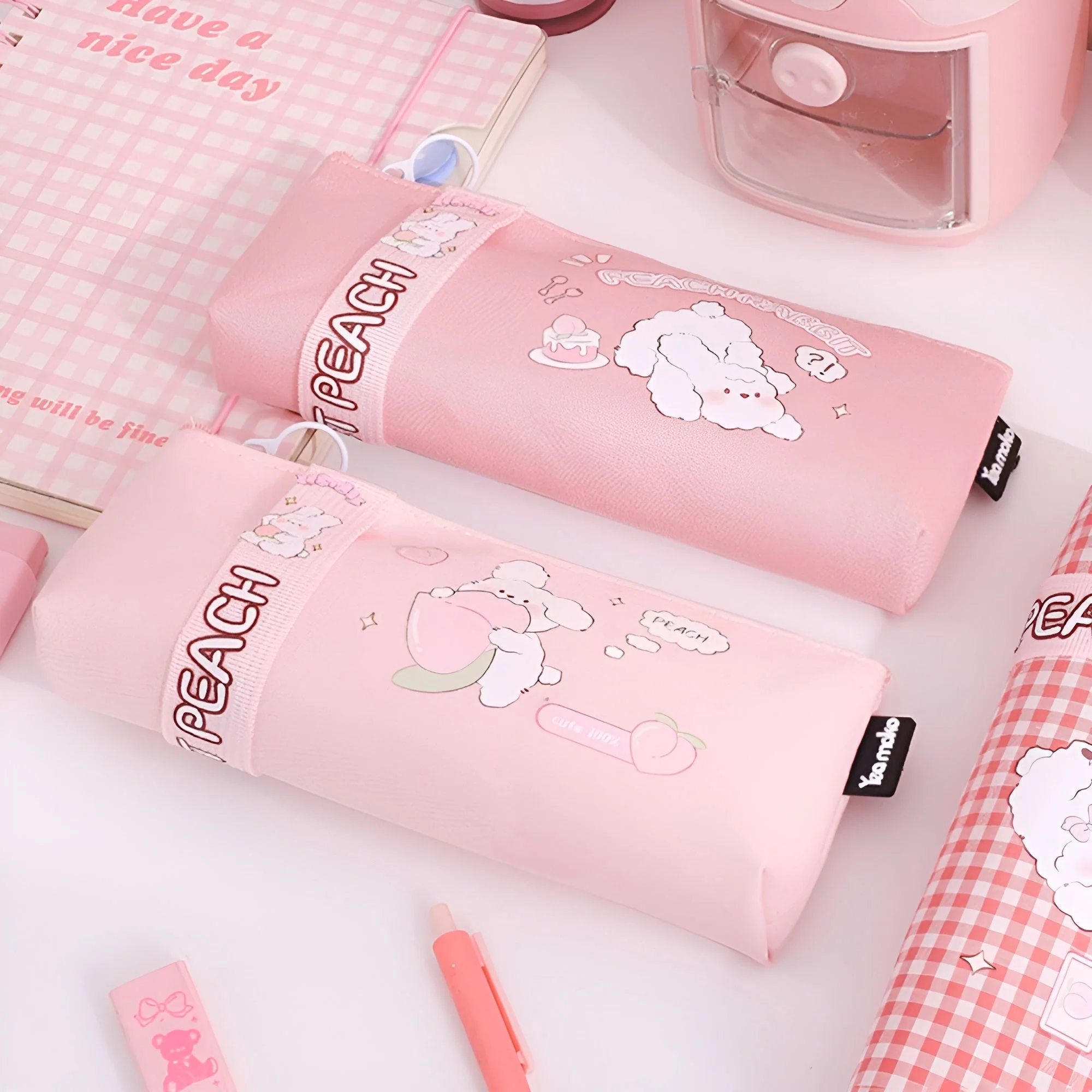 Yamako Sweet Peach Pencil Case