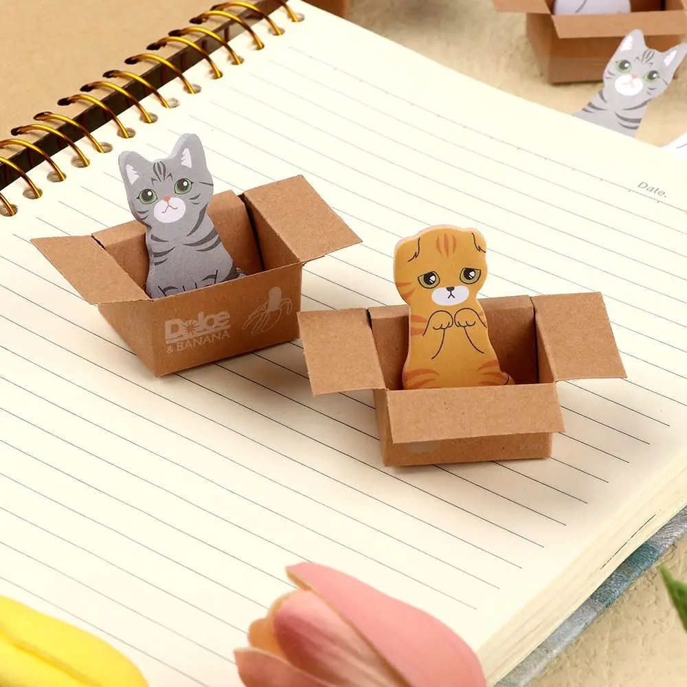 Kitty In A Box Sticky Notes