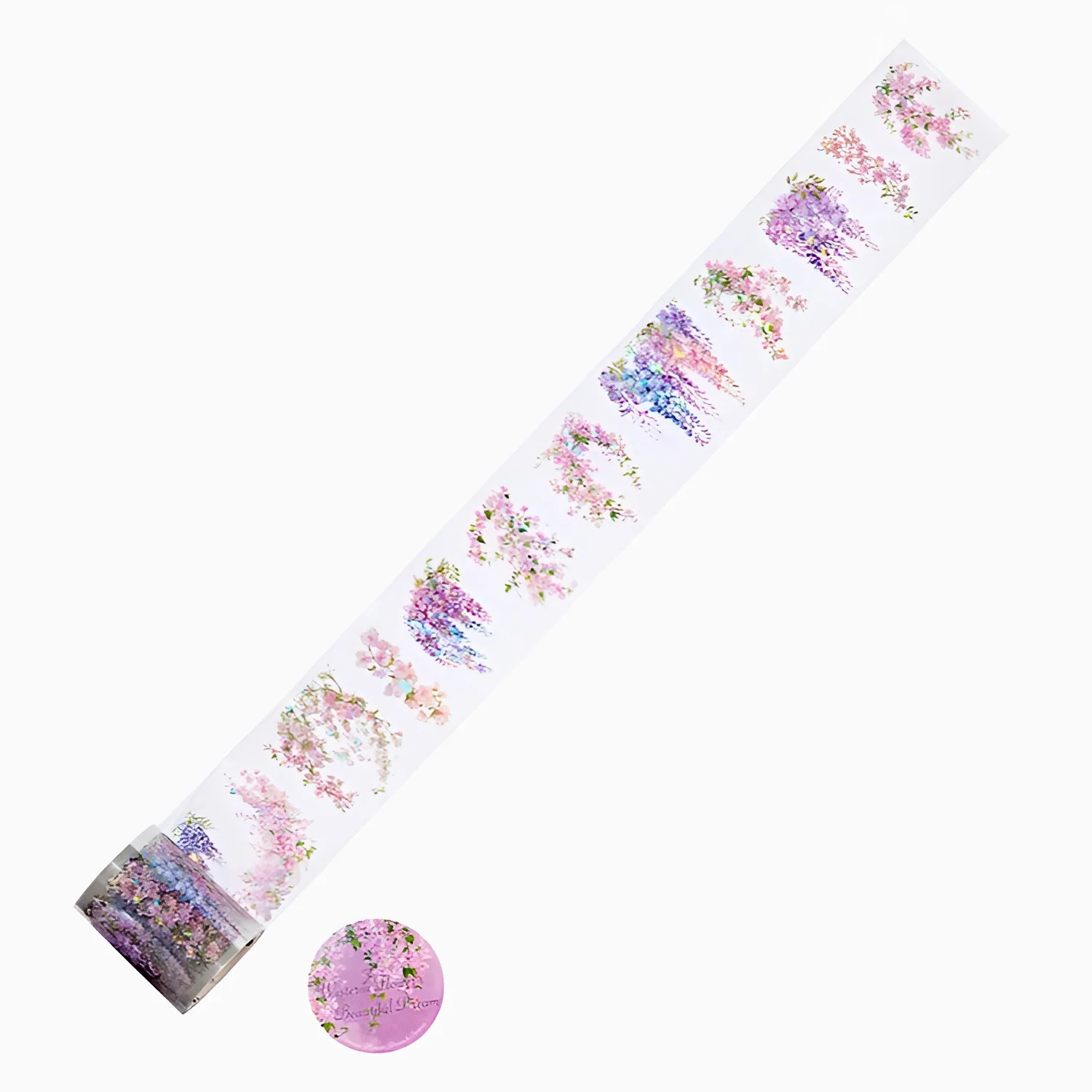 Wisteria Wine Holo Clear Masking Tape - Extra Large