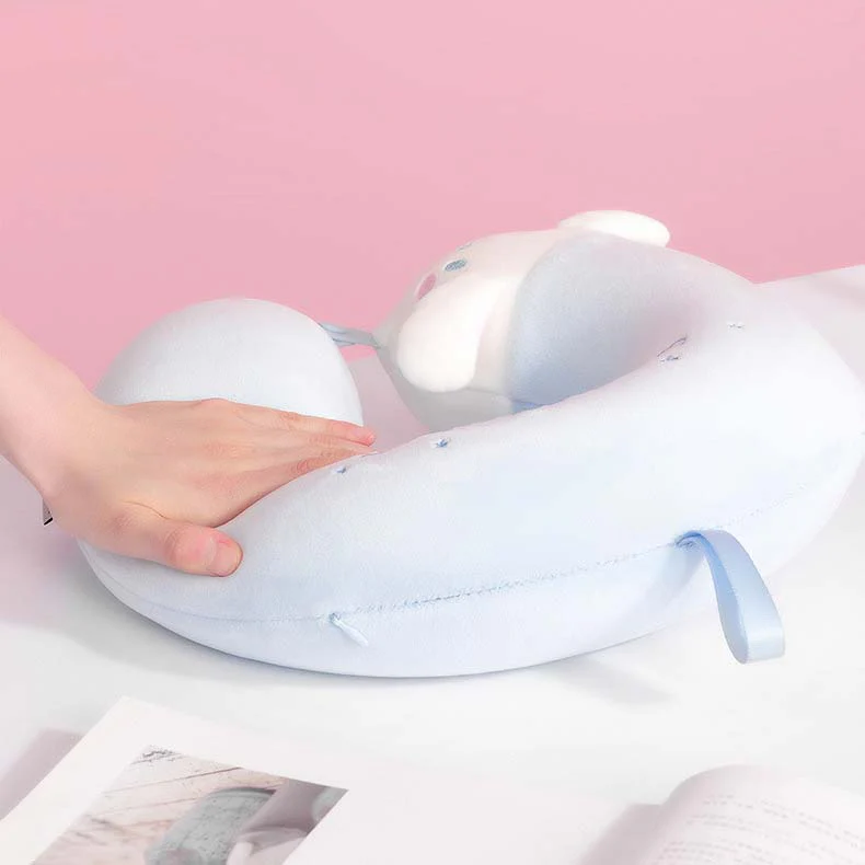 Sanrio Cinnamoroll Memory Foam U-Shaped Travel Pillow