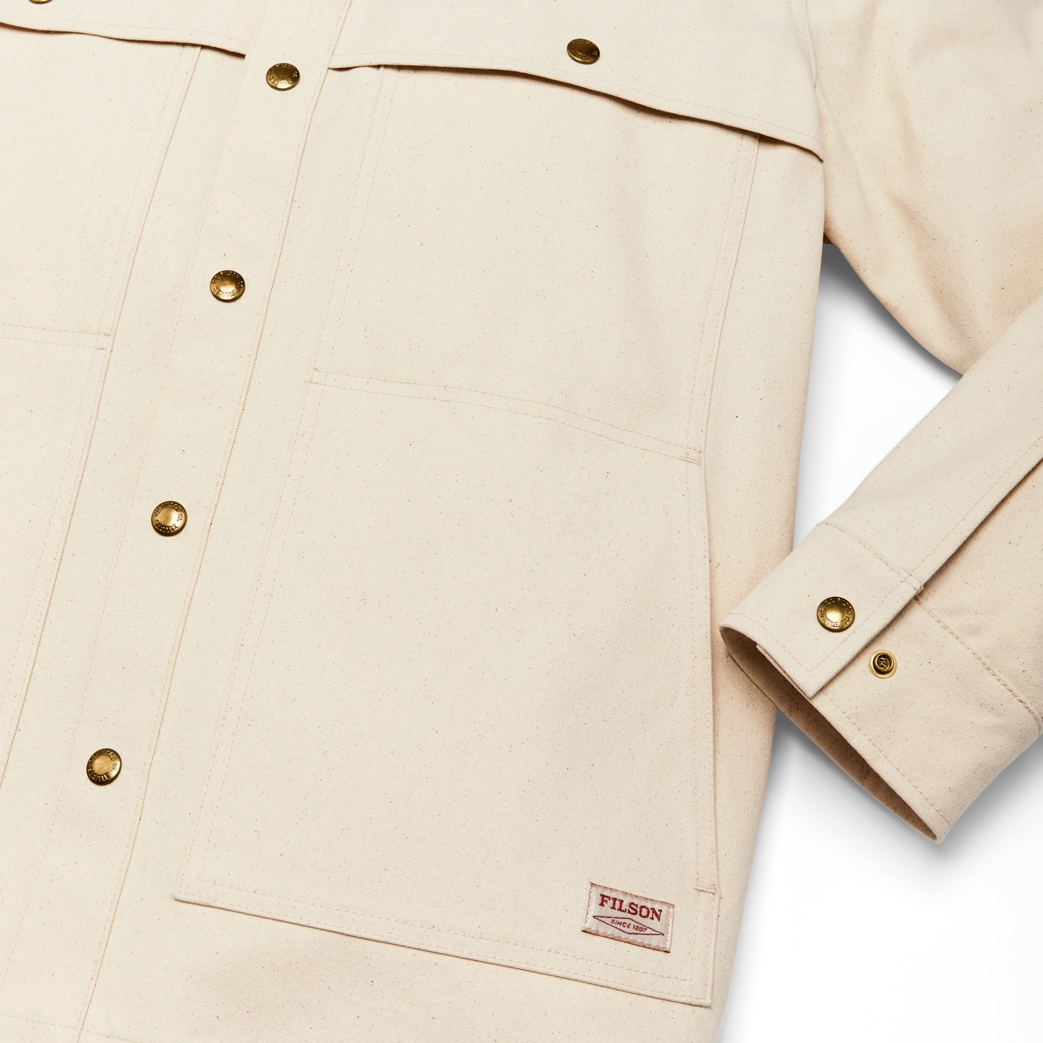 Dry Tin Cloth Forester Jac-shirt - Natural Seed