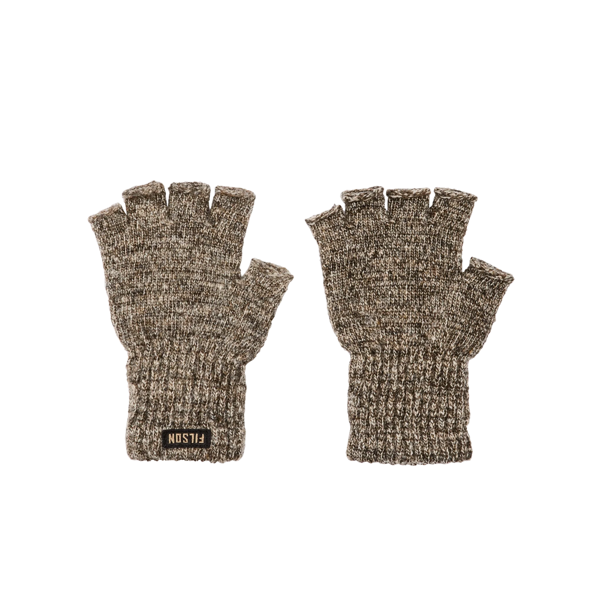 Fingerless Knit Gloves - Root Heather